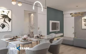 1166 sft 3-bedroom flat for sale